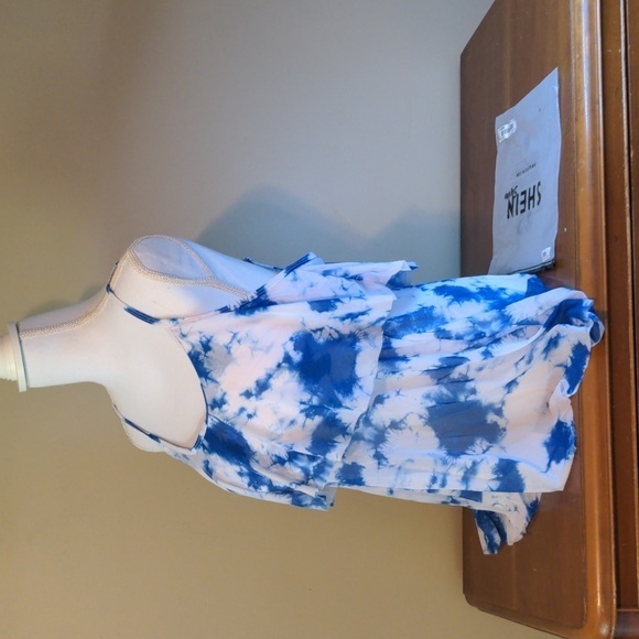 TIE DYE SHEIN TWO-PIECE TANKINI SWIM DRESS 4XL - Picture 5 of 16